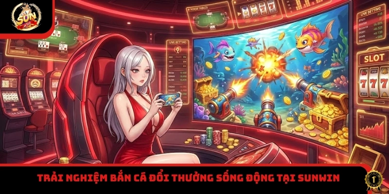 Trải nghiệm Bắn cá đổi thưởng sống động tại Sunwin