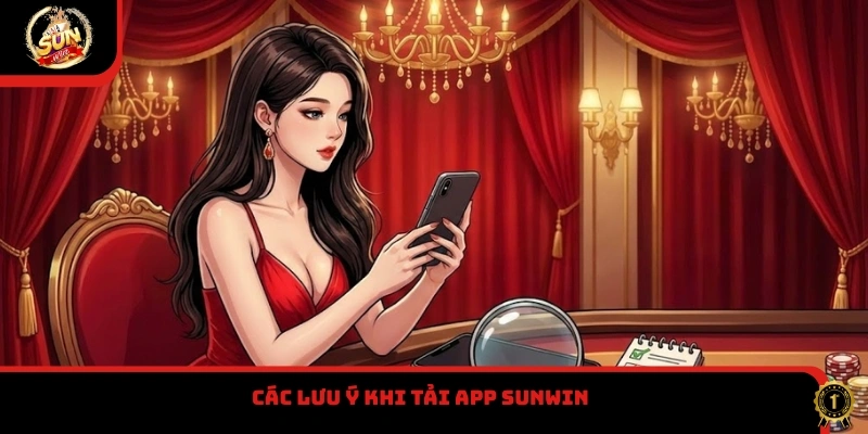 Các lưu ý khi tải app Sunwin