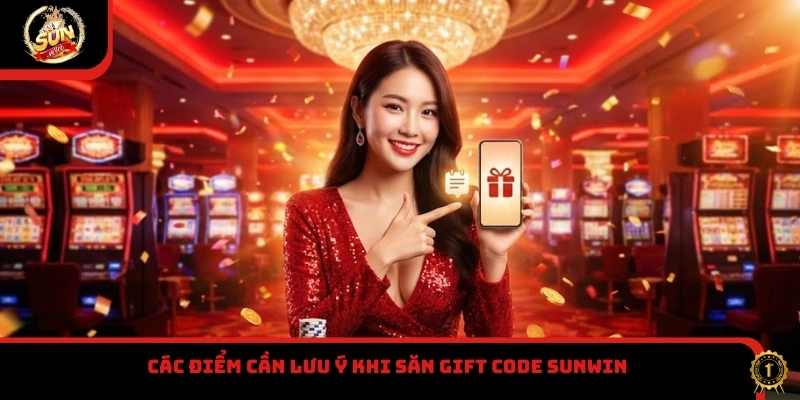 Các điểm cần lưu ý khi săn Gift Code Sunwin