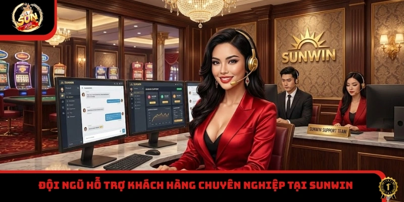 Đội ngũ hỗ trợ khách hàng chuyên nghiệp tại Sunwin