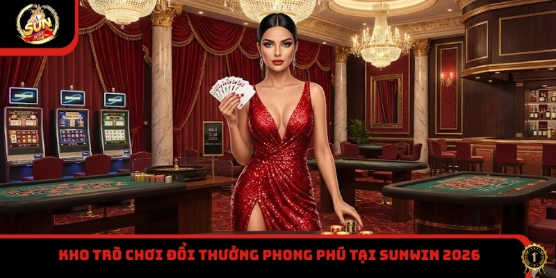 Kho trò chơi đổi thưởng phong phú tại Sunwin 2026