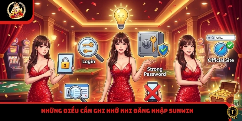 Những điều cần ghi nhớ khi đăng nhập Sunwin