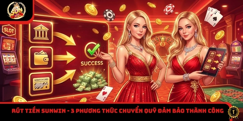 Rút tiền sunwin - 3 Phương thức chuyển quỹ đảm bảo thành công
